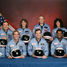 The U.S. space shuttle Challenger exploded just after takeoff. All 7 crew members were killed