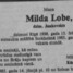 Milda Lobe