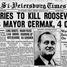 US President Elect Franklin D. Roosevelt escaped unhurt after an assassination attempt in Miami, Florida, USA