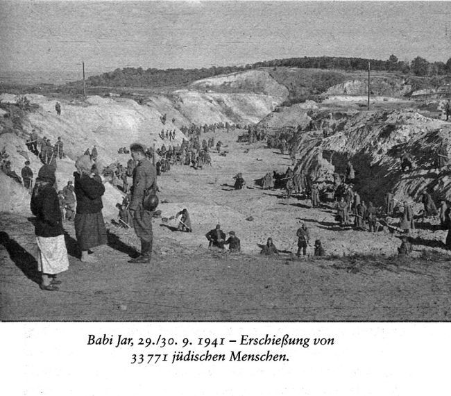 Niemcy rozpoczęli masowe mordy Żydów w Babim Jarze pod Kijowem
