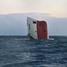 Ship Cemfjord found overturned near the Scotland