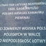 Daugavpils, Piemiņas zīme poļu karavīru bijušo brāļu kapu vietā