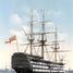 HMS Victory, the flagship of British Navy, was launched at Chatham