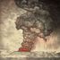 The eruption of Krakatoa begins its final, paroxysmal, stage