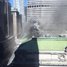 Heavy smoke coming out of Grand Central Station in New York City