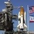 The space shuttle "Columbia" blasted off from Cape Canaveral on its first test flight
