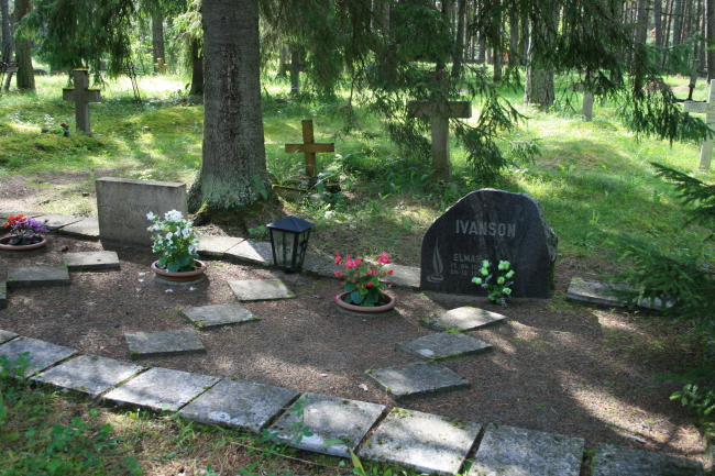 Vormsi cemetery, Vormsi, Estonia