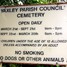  Yaxley Parish Council Cemetery