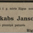 Jēkabs Jansons