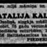 Natālija Kalle