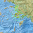 6.7 balles zemestrīce 12km no grieķu Kosas salas