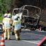 18 bojāgājušie Bavārijā, autobusam aizdegoties pēc sadursmes ar kravas auto 
