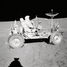 Pirmais auto uz Mēness virsmas. Elektromobīlis