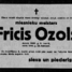 Fricis Ozols