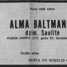 Alma Baltmanis