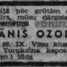 Jānis Ozols