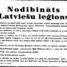 Ostlandes ģenerālkomisārs izdot pavēli par latviešu mobilizāciju Latviešu SS brīvprātīgo divīzijā