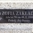 Zofia Zakłada