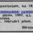 Bernhards Jansons
