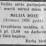 Milija Roze