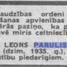 Leons Parulis
