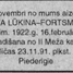Velta Lūkina - Forstmane