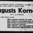Augusts Kornets