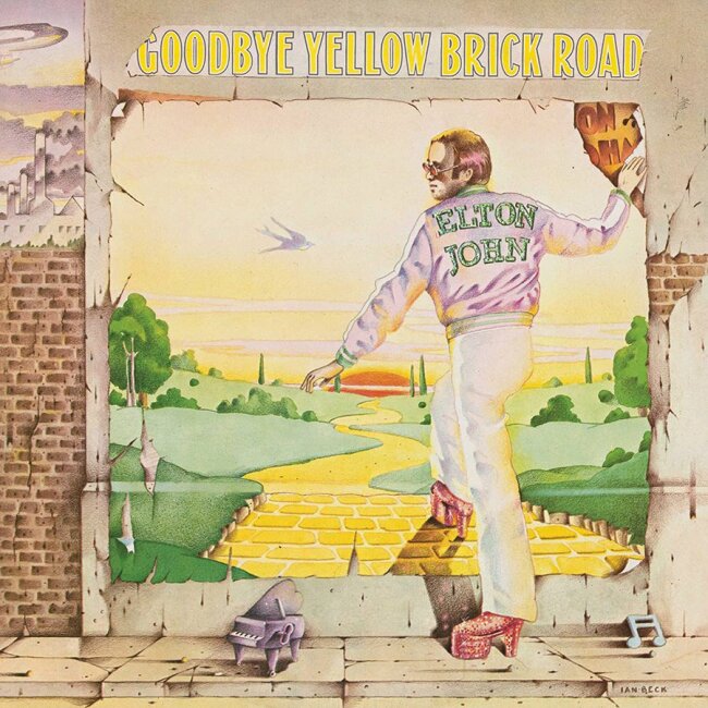 Elton John released the album "Goodbye Yellow Brick Road"