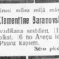 Klementīne Baranovska