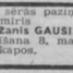 Žanis Gaušis