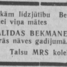 Alīda Bekmane