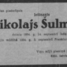 Nikolajs Šulmanis