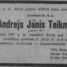 Andrejs Jānis Teikmanis