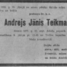 Andrejs Jānis Teikmanis