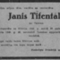 Jānis Johans Tīfentāls