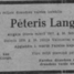 Pēteris Lange