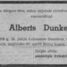 Alberts Dunkels
