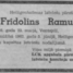 Fridolīns Ramulis