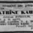 Katrīne Kaupe