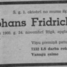 Johans Fridrihsons