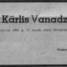 Kārlis Vanadziņš