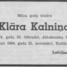 Klāra Anna Luīze Kalniņa