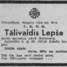 Talivaldis Lepse