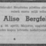 Alise Bergfelde