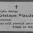 Kristaps  Plauže