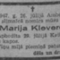 Marija Klēvere