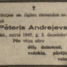 Pēteris Andrejevs