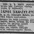 Jānis Saulīte Zvaigzne