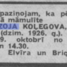 Zoja Koļegova - Heislere