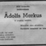 Ādolfs Markus